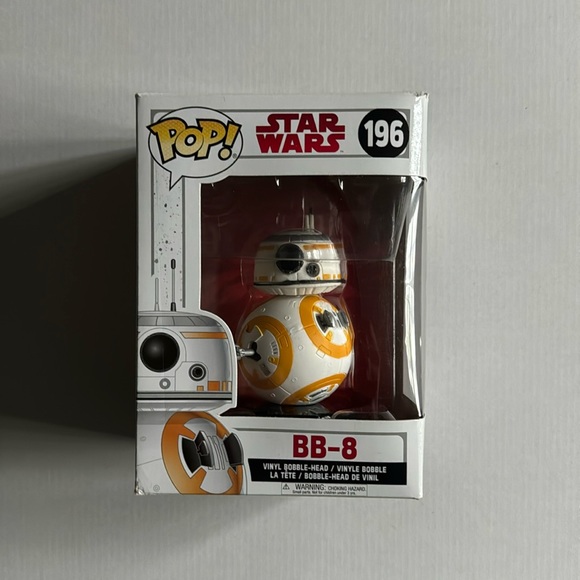 #196 Funko Pop! Star Wars The Last Jedi BB-8 - Picture 1 of 2